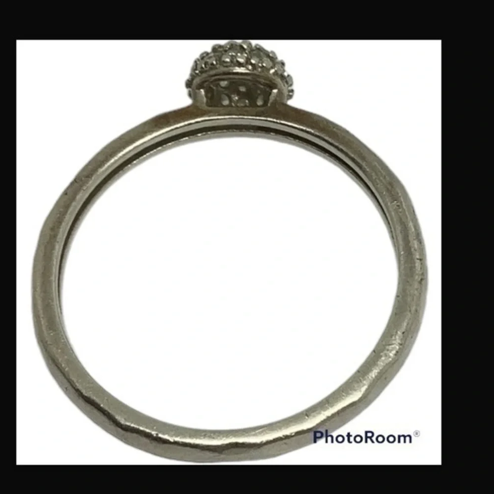 Silpada sterling silver CZ ring